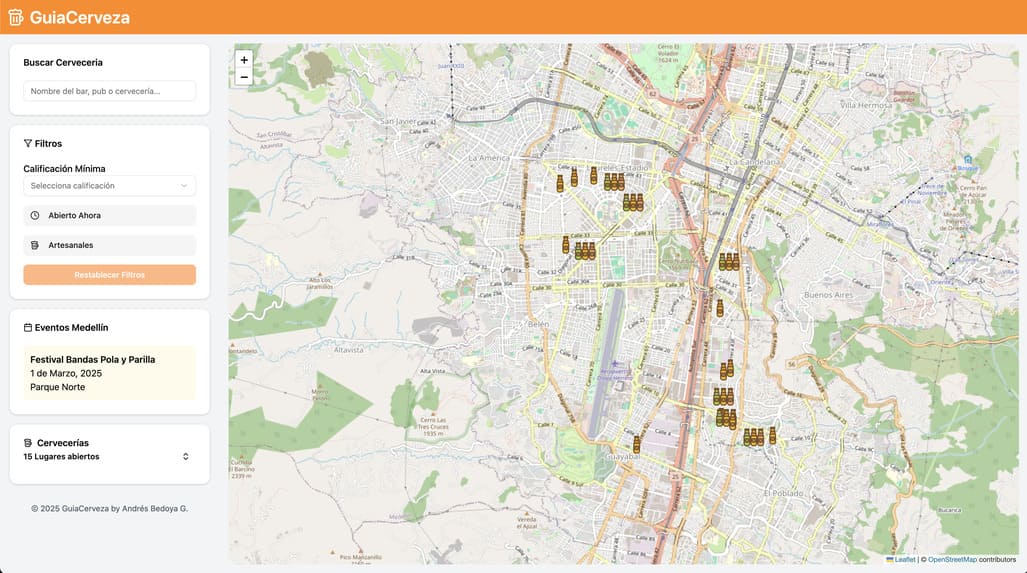 Versión 0.0.3 de GuiaCerveza.co